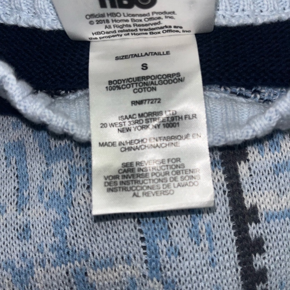 HBO “Deck the Wall” Holiday Sweater Size Small 🎄 - Picture 4 of 4
